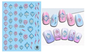 САМОКЛЕЯЩИЕСЯ НАКЛЕЙКИ ДЛЯ НОГТЕЙ 5D УЗОРЫ E7