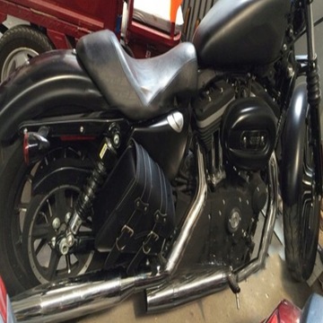 ПАРА МОТОЦИКЛОВЫХ СУМОК ИЗ ИСКУССТВЕННОЙ КОЖИ