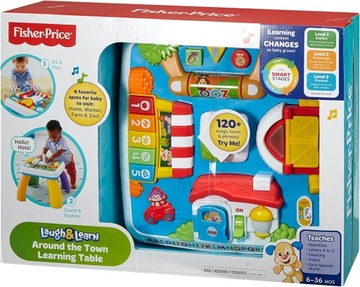 Fisher Price edukacyjny stolik malucha DRH37 j.pol