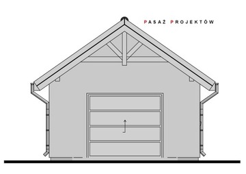 ПРОЕКТ ОДНОСТУПЕНЧАТОГО ГАРАЖА G1