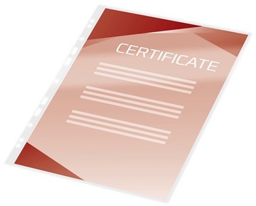 Фольга для ламинации с перфорацией А4 125 мкр. Джи-Би-Си