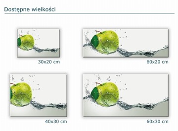 ДОСКА КУХОННАЯ СТЕКЛЯННАЯ 30х20 124а Яблоко