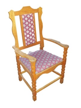 STYLOWY FOTEL DĘBOWY DANISH DESIGN