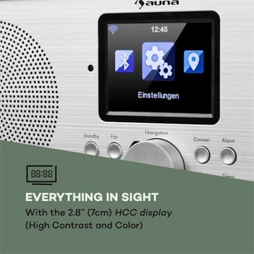 AUNA BLUETOOTH ИНТЕРНЕТ-РАДИО DAB+ FM USB ХИТ