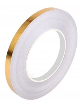 Лента декоративная самоклеящаяся золотая 1см х 50м Декор