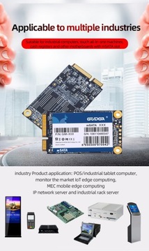 GUDGA Промышленный твердотельный накопитель GIM1 ТБ mSATA 3D NAND 1 ТБ SATA III