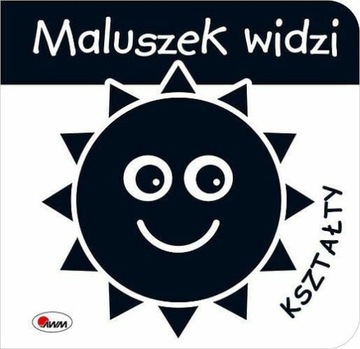 Maluszek widzi kształty Kontrastowa książeczka harmonijka