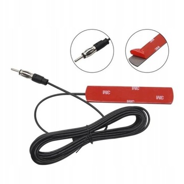 УНИВЕРСАЛЬНАЯ РАДИОАНТЕННА ДЛЯ УСИЛЕНИЯ FM-РАДИОСИГНАЛА 12В/24В