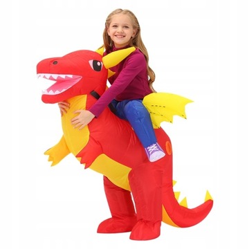 Kostium Halloween Dziecko dinozaur nadmuchiwany