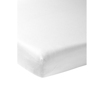 Meyco Baby Jednokolorowy kołyska z prześcieradłem - white - 40x80/90cm