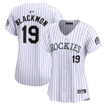 Biała koszulka zawodnika Charlie Blackmon Colorado Rockies Home Limited,