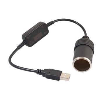 Переходник прикуривателя с USB на 5 В на 12 В