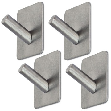 4x HACZYK WIESZAK SAMOPRZYLEPNY INOX LEKKI WYTRZYMAŁY ŁADNY TANIEJ 20%