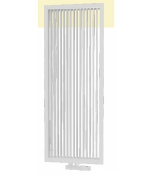 TERMIX PORTOS grzejnik dekor pion 140x55cm biały