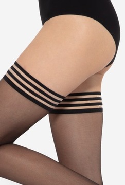 Чулки с застежкой Gatta Michelle, модель 02 Nero 1-2