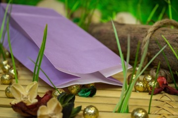 ПОДАРОЧНЫЕ ПАКЕТЫ ФИОЛЕТОВЫЕ ПАСТЕЛЬНЫЕ 10х7х28 НАБОР 100 шт. для ЭКО конфет