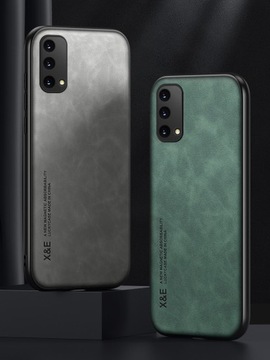 Etui Skórzane DO REALME GT MASTER EDITION Case Szare Obudowa Szara