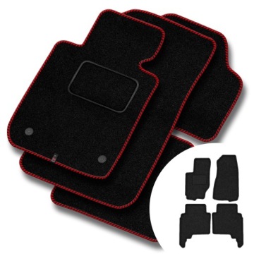 Velurové koberce Streak pro Jeep Grand Cherokee III (wk) 2004-2010