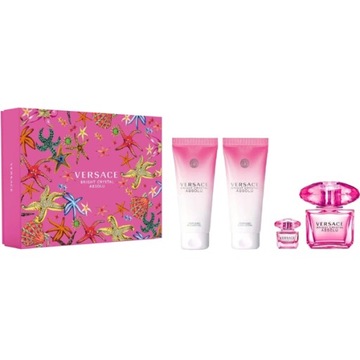Versace Bright Crystal Absolu balsam 100ml + żel 100ml + 90ml EDP + 10ml