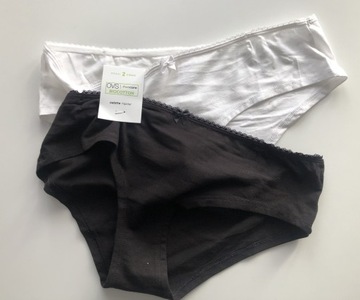 OUTLET WŁOSKIE BAWEŁNIANE MAJTKI FIGI OVS 4__L 2-PAK