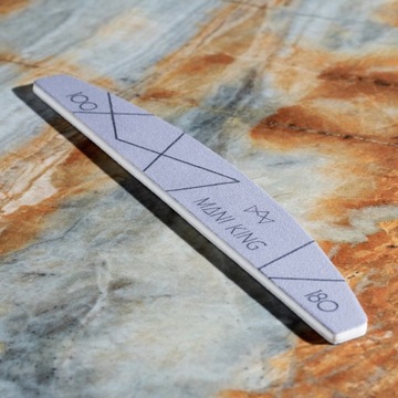 Одноразовая пилочка для ногтей Crescent Boat 100/180 HQ Mani King 1шт