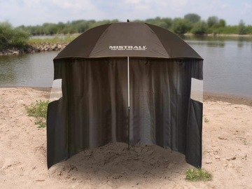 ЗОНТ MISTRAL С КРЫШКОЙ ПРОПИТАННЫЙ 2,1 м / 2,25 м