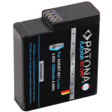 akumulator PATONA Platinum Gopro AHDBT-801