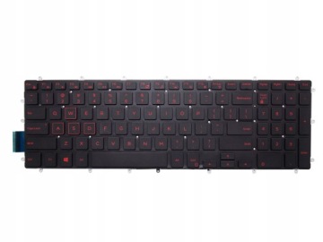 Klávesnice Pro Dell 7773 7577 7778 Podsvícená Led Červená
