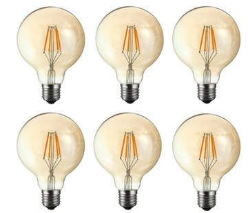 Żarówki LED E27 Vintage 6W Aigostar 6 szt