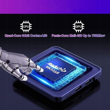 SMART BOX TV H96 4K ANDROID 12 АДАПТЕР WIFI BT