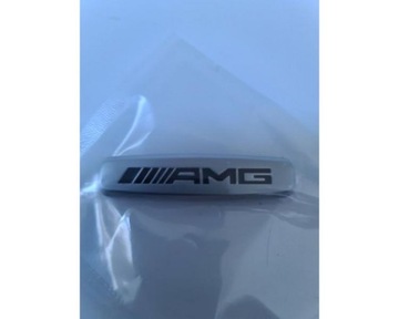 2x Amg Front Seat Badge Emblem Sticker Metal Badg