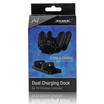 Stacja DOBE ładująca kontrolery Dualshock 4 konsol