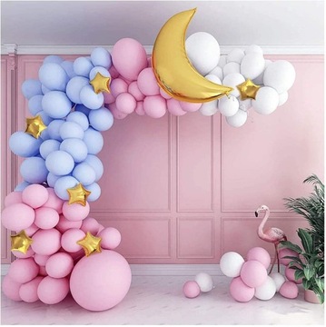 GIRLANDA BALONOWA 121 BALONÓW URODZINY BABY SHOWER