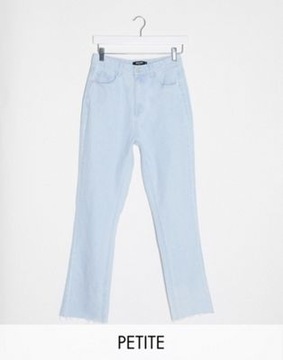 MISSGUIDED PETITE SPODNIE JEANSOWE PROSTE 36 1ARJ