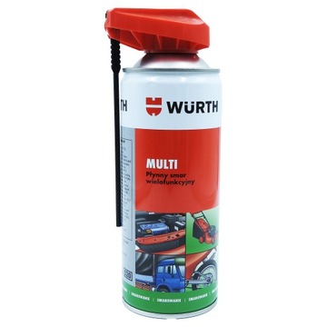 WURTH Rust Remover Remover Grease Oil 400 мл МУЛЬТИ УНИВЕРСАЛЬНЫЙ ПРЕПАРАТ 5в1