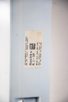 VW PASSAT B8 FL ПОРОГ Л+П БЕЛЫЙ LC9A 3G0853855AM