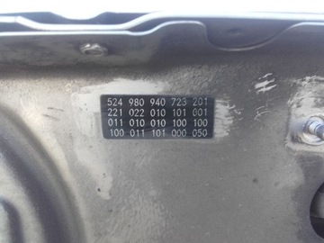 KAPOTA KRYT MOTORU MERCEDES W221 S C723