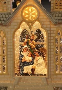 ДОМ РОЖДЕСТВЕНСКИЙ РОДНОЙ, СВЕТЯЩИЙСЯ ФОНАРЬ, ЦЕРКОВНЫЕ УКРАШЕНИЯ, LED