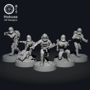 Armored Battalion Troopers model pasuje do gry StarWars Legion