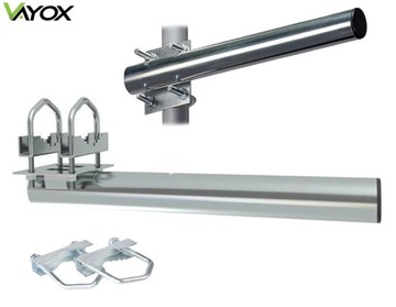 UCHWYT ANTENOWY BALKONOWY PROSTY 30CM + CYBANTY