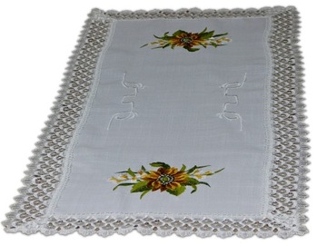 Haftowany bieżnik z gipiurą 40x90cm SŁONECZNIKI