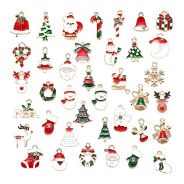 38 Charms Zawieszki świąteczne do poniedziałku