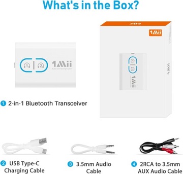 Bluetooth 5.3 2в1 1Mii ML300 Передатчик и приемник