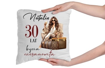 КОМПЛЕКТ КРУЖКА + ПОДУШКА 30 ЛЕТ 30 ЛЕТ ДЛЯ ЖЕНЩИНЫ ДЛЯ НЕЕ + ИМЯ
