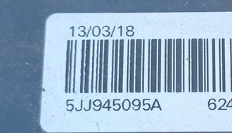 SKODA OE 5JJ945095A SVĚTLO ZADNÍ