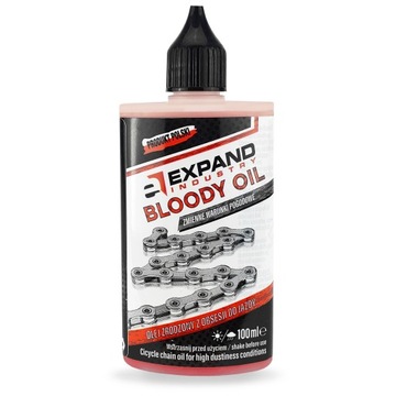 Olej do smarowania łańcucha oliwka do roweru EXPAND 100ml - zmienne warunki