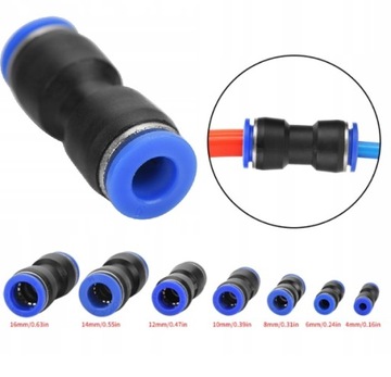 SZYBKOZŁĄCZKA PNEUMATYCZNA NA WĄŻ 12mm 0,47in