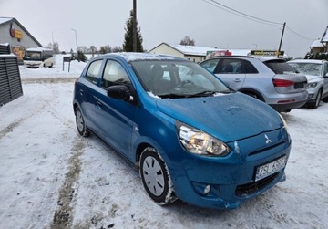Mitsubishi Space Star Hatchback 5d 1.0 71KM 2015 Mitsubishi Space Star Swiezo sprowadzony Ubezpieczony Zarejestrowany Nowe, zdjęcie 3