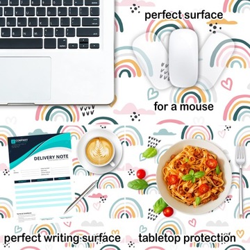 Защитный коврик для стола для пастельной девушки