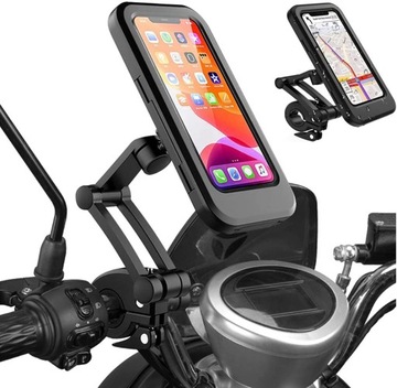 UCHWYT ROWEROWY NA TELEFON STABILNY WODOSZCZELNY Moc na Telefon do Roweru